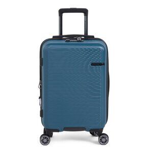 BROOKSTONE Dark Teal 21in Nelson Hardside Carry-on Spinner With Usb Ports